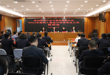 貴州陽光產(chǎn)權(quán)交易所有限公司召開組織人事運(yùn)行體系優(yōu)化啟動(dòng)會(huì)